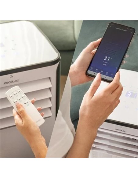 Cecotec ForceClima 9500 Soundless Heating Connected Aire Acondicionado Portátil 9000 BTU