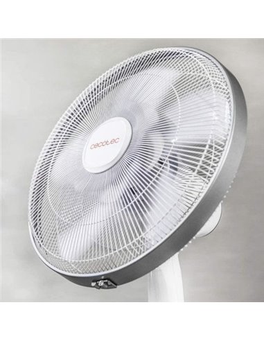 Cecotec EnergySilence 1010 ExtremeConnected. Ventilador de Pie con Mando a Distancia y Temporizador 60W