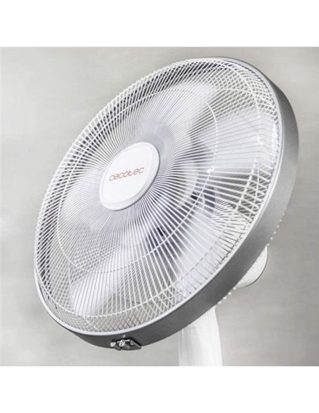 Cecotec EnergySilence 1010 ExtremeConnected. Ventilador de Pie con Mando a Distancia y Temporizador 60W