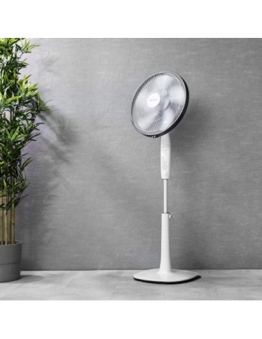 Cecotec EnergySilence 1010 ExtremeConnected. Ventilador de Pie con Mando a Distancia y Temporizador 60W