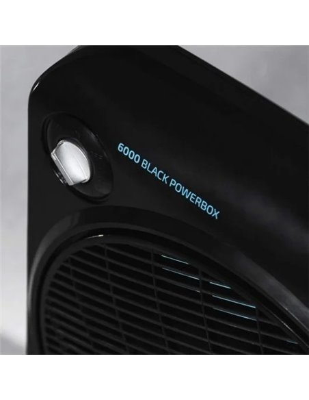 Cecotec EnergySilence 6000 PowerBox Black. Ventilador de Suelo con Temporizador