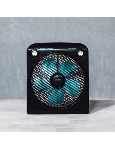 Cecotec EnergySilence 6000 PowerBox Black. Ventilador de Suelo con Temporizador
