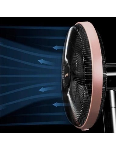 Cecotec EnergySilence 1040 SmartExtreme. Ventilador de Pie con Mando a Distancia y Temporizador 28W