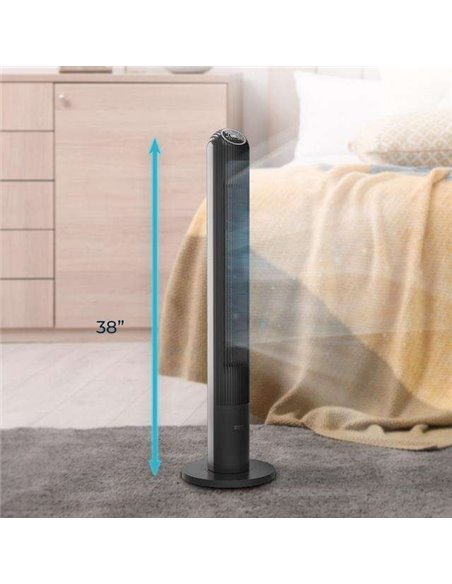 Cecotec EnergySilence 9150 Skyline Smart Design Ventilador de Torre con Mando a Distancia 45W