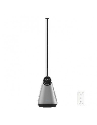 Cecotec EnergySilence 9890 Skyline Bladeless Dark Ventilador de torre sin aspas de 39" con 50W