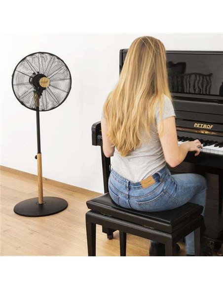 Cecotec EnergySilence 600 Woodstyle Ventilador de Pie 50W