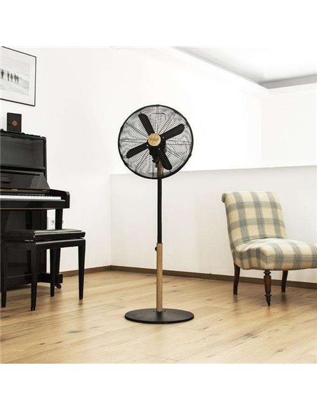Cecotec EnergySilence 600 Woodstyle Ventilador de Pie 50W