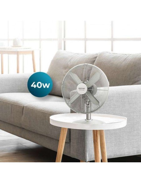 Cecotec EnergySilence 620 RetroDesk Ventilador de Sobremesa 40W