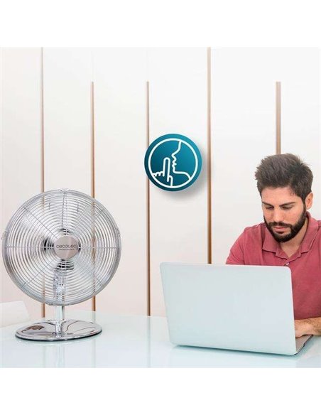 Cecotec EnergySilence 620 RetroDesk Ventilador de Sobremesa 40W
