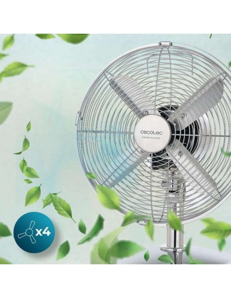 Cecotec EnergySilence 620 RetroDesk Ventilador de Sobremesa 40W