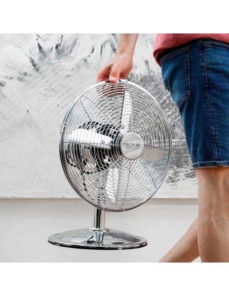 Cecotec EnergySilence 620 RetroDesk Ventilador de Sobremesa 40W