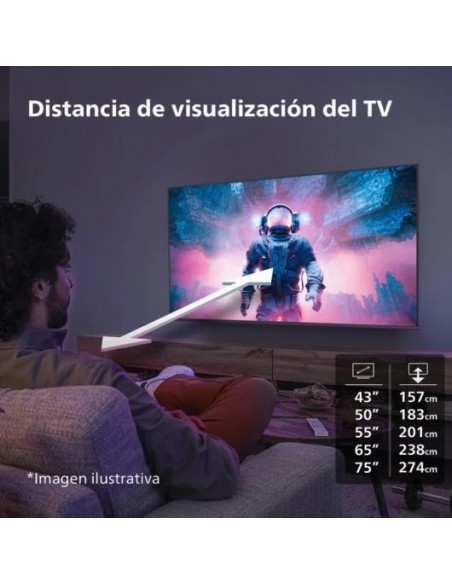 Philips 55PUS7009 55" 139cm 4K UHD LED TV Dolby Atmos Titan OS Televisor