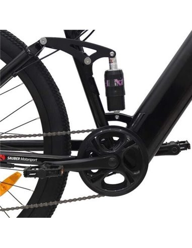 Alfa Romeo Bicicleta Eléctrica MTB Doble Suspensión 250W Negra
