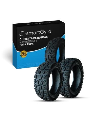 SmartGyro Adventure1 Pack 2 Cubiertas sin GEL para Patinetes SmartGyro Tubeless Speedway/Rockway/Crossover