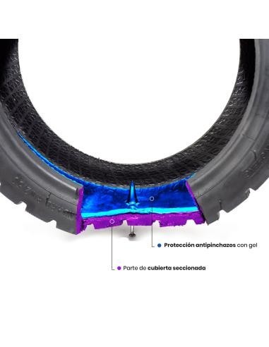 SmartGyro Adventure1 Pack 2 Cubiertas con GEL para Patinetes SmartGyro Tubeless Speedway/Rockway/Crossover