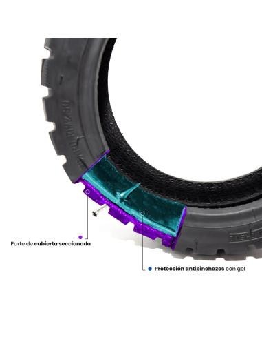 SmartGyro Adventure1 Pack 2 Cubiertas con GEL para Patinetes SmartGyro Tubeless Speedway/Rockway/Crossover