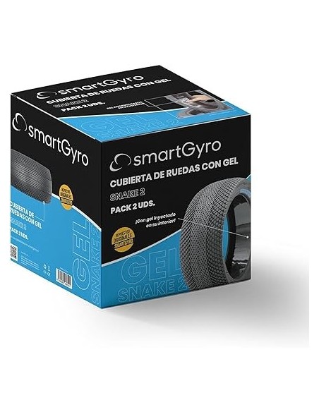 SmartGyro Street1 Pack 2 Cubiertas con GEL para Patinetes SmartGyro Tubeless Speedway/Rockway/Crossover