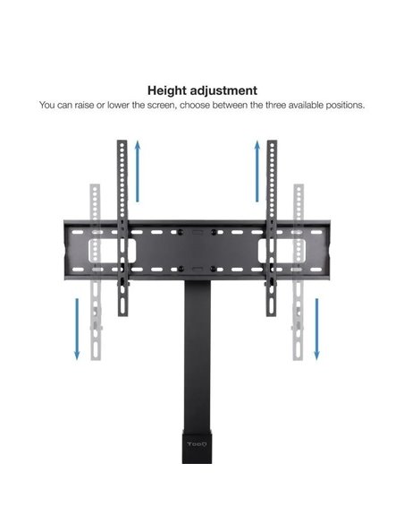 TooQ FS2285M-B MIRAGE Soporte de Suelo con Regulación de Altura para Pantallas 37"-70"