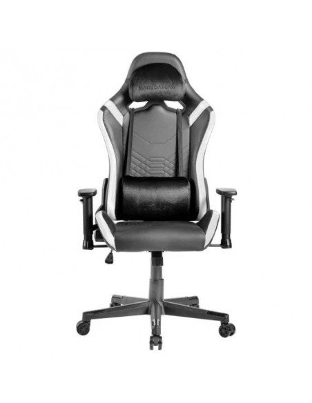 Mars Gaming MGC-Pro Cuero PU Silla Gaming Negro/Blanco