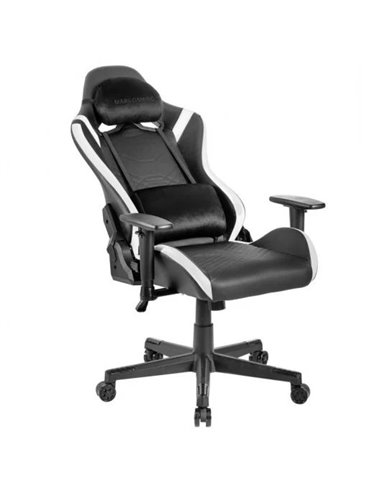 Mars Gaming MGC-Pro Cuero PU Silla Gaming Negro/Blanco