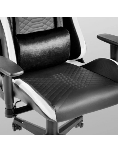 Mars Gaming MGC-Pro Cuero PU Silla Gaming Negro/Blanco
