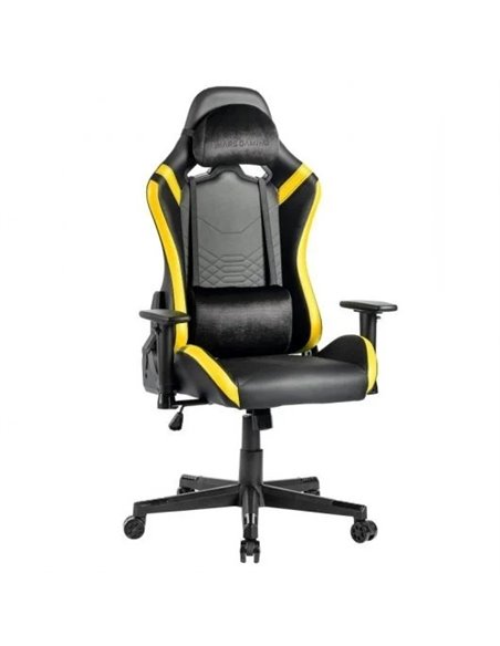 Mars Gaming MGC-Pro Cuero PU Silla Gaming Negro/Amarillo
