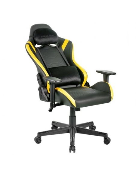 Mars Gaming MGC-Pro Cuero PU Silla Gaming Negro/Amarillo