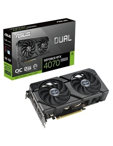 Asus Dual GeForce RTX 4070 SUPER EVO OC Edition 12GB GDDR6X DLSS3 Tarjeta Gráfica