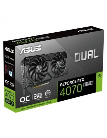 Asus Dual GeForce RTX 4070 SUPER EVO OC Edition 12GB GDDR6X DLSS3 Tarjeta Gráfica