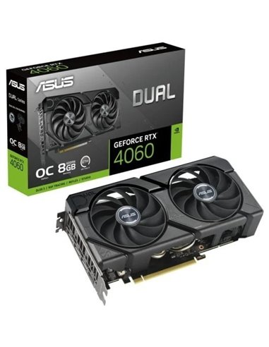 Asus Dual GeForce RTX 4060 EVO OC Edition 8GB GDDR6 DLSS3 Tarjeta Gráfica