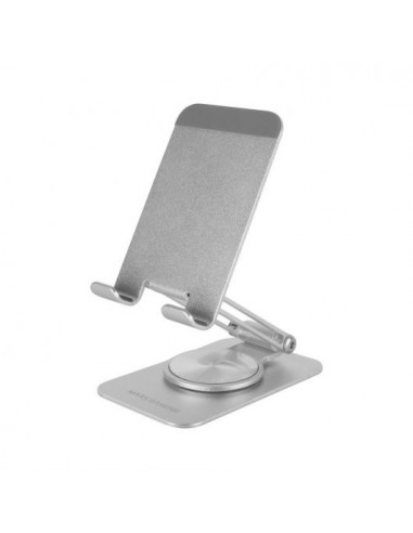 Mars Gaming MA-RSS Soporte 360º Plegable para Smartphone de Aluminio Gris Plateado