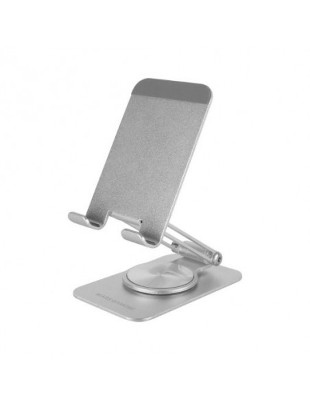 Mars Gaming MA-RSS Soporte 360º Plegable para Smartphone de Aluminio Gris Plateado