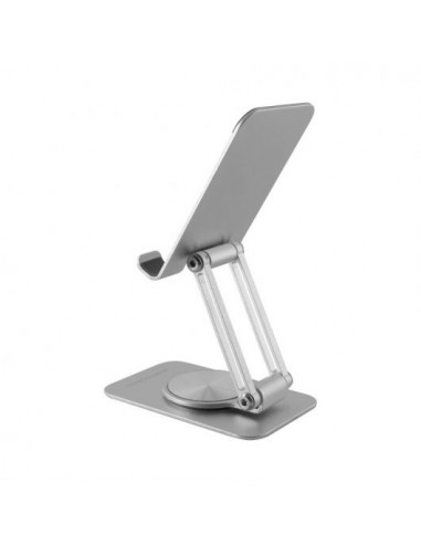Mars Gaming MA-RSS Soporte 360º Plegable para Smartphone de Aluminio Gris Plateado