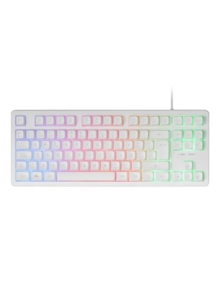 Mars Gaming MK023 TKL H-Mech Teclado Gaming FRGB Blanco