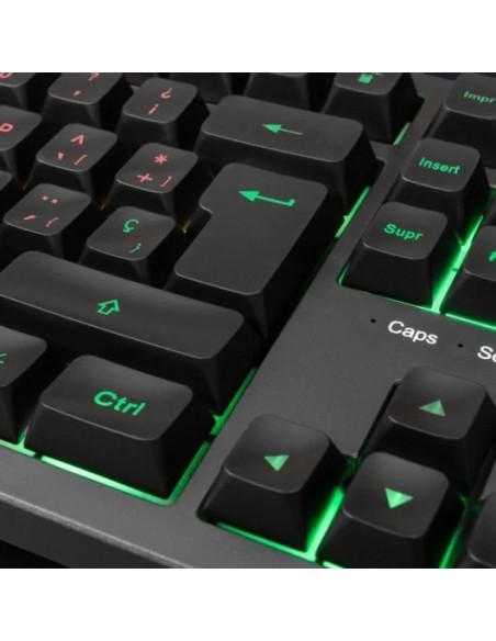 Mars Gaming MK023 TKL H-Mech Teclado Gaming FRGB Negro