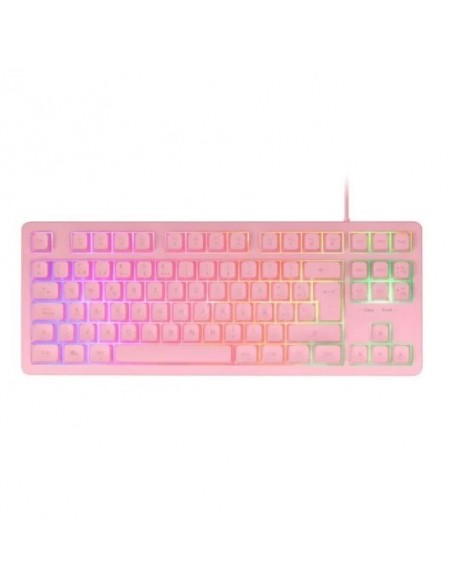 Mars Gaming MK023 TKL H-Mech Teclado Gaming FRGB Rosa