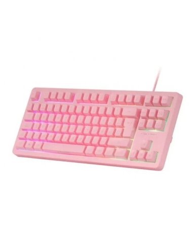 Mars Gaming MK023 TKL H-Mech Teclado Gaming FRGB Rosa