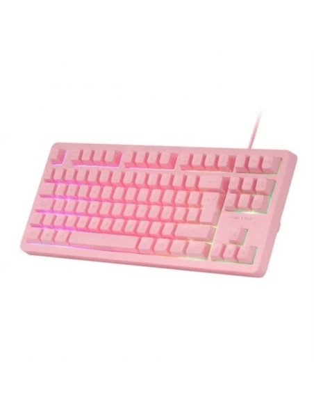 Mars Gaming MK023 TKL H-Mech Teclado Gaming FRGB Rosa