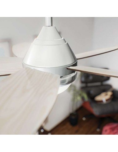 Cecotec EnergySilence Aero 490 Ventilador de Techo con Luz LED y Mando 50W