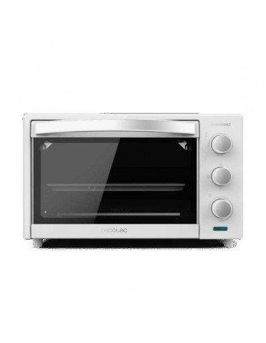 Cecotec Bake&Toast 2400 White. Horno de Sobremesa Tostador de 15000W, Capacidad 24L
