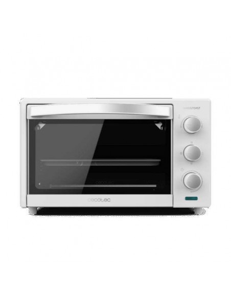 Cecotec Bake&Toast 2400 White. Horno de Sobremesa Tostador de 15000W, Capacidad 24L
