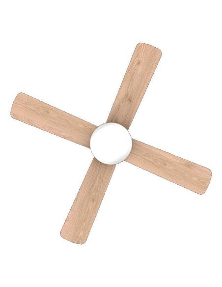 Cecotec EnergySilence Aero 4200 DC Fresh. Ventilador de Techo con Mando a Distancia, Temporizador y Luz LED 40W