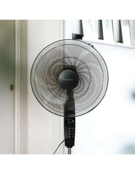 Cecotec EnergySilence 610 MaxFlow Control. Ventilador de Pie con Mando a Distancia y Temporizador 70W