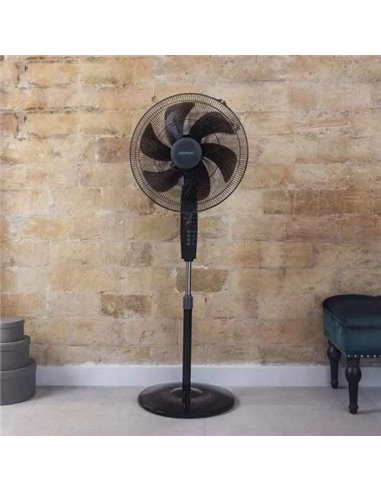 Cecotec EnergySilence 610 MaxFlow Control. Ventilador de Pie con Mando a Distancia y Temporizador 70W