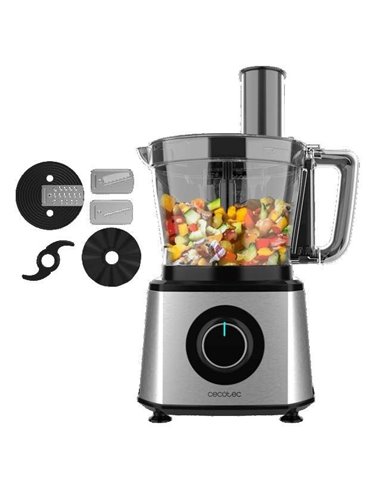Cecotec Paprika 2000 Procesador de Alimentos Acero Inoxidable 2000W