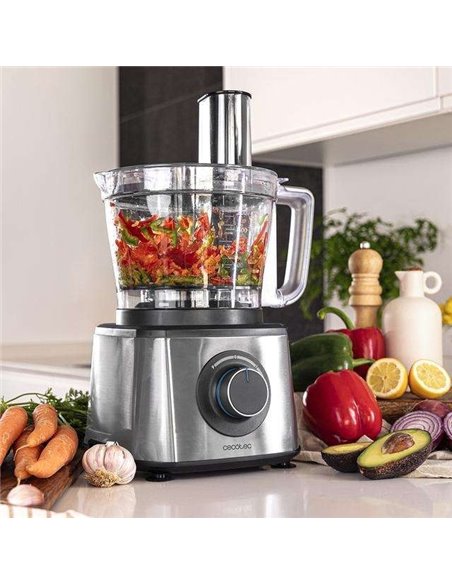 Cecotec Paprika 2000 Procesador de Alimentos Acero Inoxidable 2000W