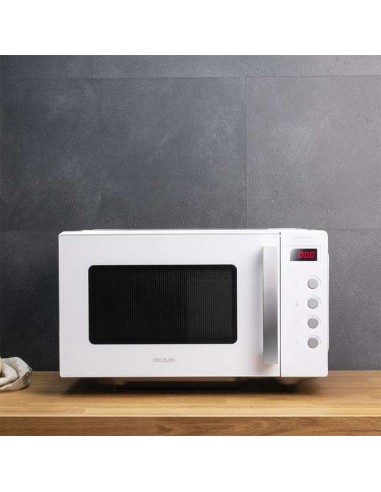 Cecotec GrandHeat 2000 Flatbed White. Microondas sin plato 20L 700W
