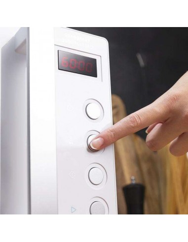 Cecotec GrandHeat 2000 Flatbed White. Microondas sin plato 20L 700W
