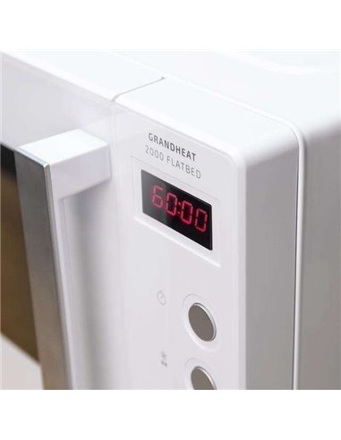 Cecotec GrandHeat 2000 Flatbed White. Microondas sin plato 20L 700W