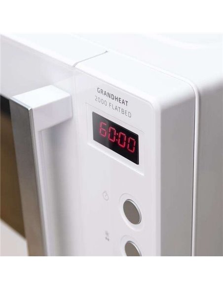 Cecotec GrandHeat 2000 Flatbed White. Microondas sin plato 20L 700W